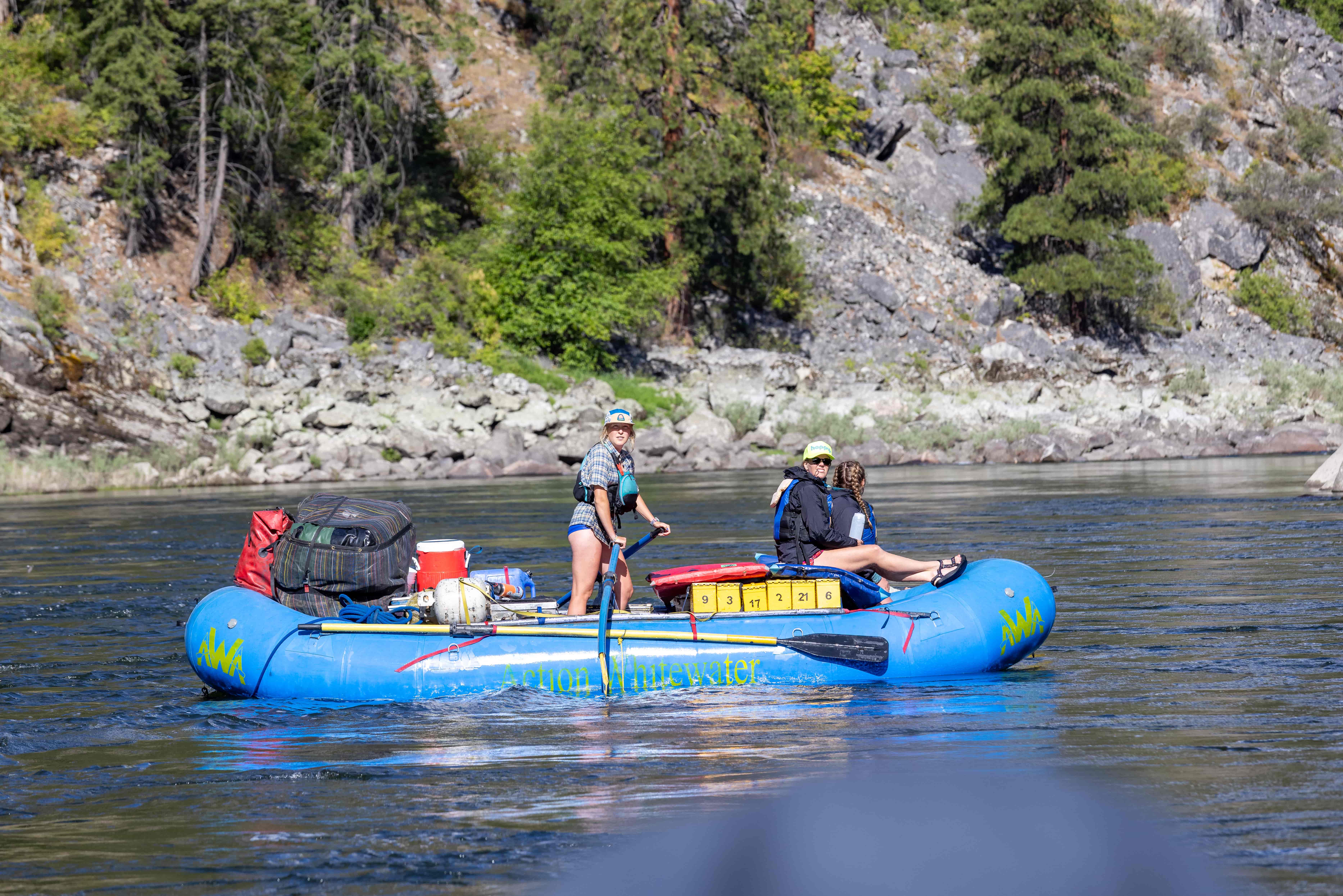 Guided Oar Boat Rafting on Salmon River
